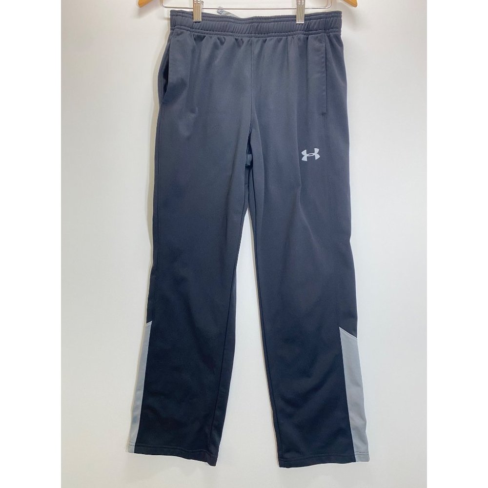 Under Armour Sweatpants Girls Loose Fit Straight Leg Training Jogger Black XL